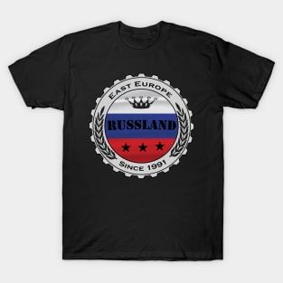 Russland Russia Flag Design T-Shirt